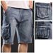 Men's Clothing Summer Fashion Functional Straight Cargo Shorts For Men Design Trendy Brand Outdoor Sports Five Point Jeans Men's Wear_viptrois.com