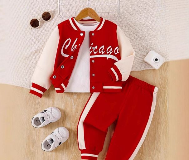 Mother & Kids Children's Clothing Boys Autumn Jacket Baseball Jacket Sports Casual Clothes Two Piece Suit Girls Spring Clothes Stylish_viptrois.com