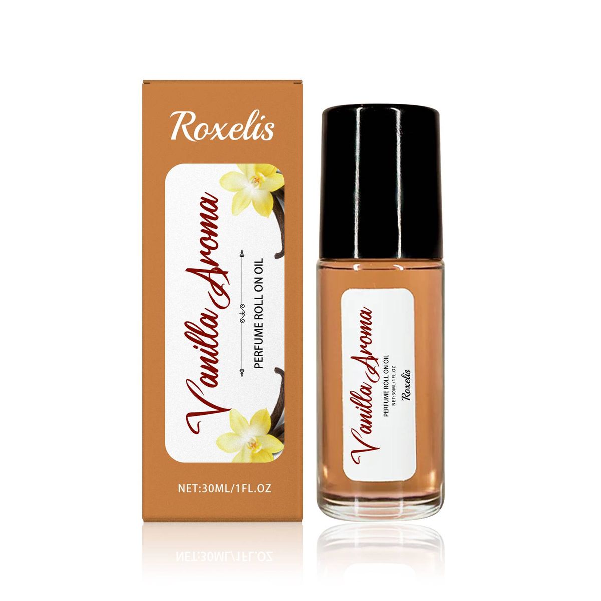 Vanilla-Scented Orange Roll-On Perfume_viptrois.com
