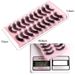 Beauty & Health 10 Pairs Of Thick False Eyelashes Simulation Style Daily Makeup Wear Eyelashes Spot_viptrois.com