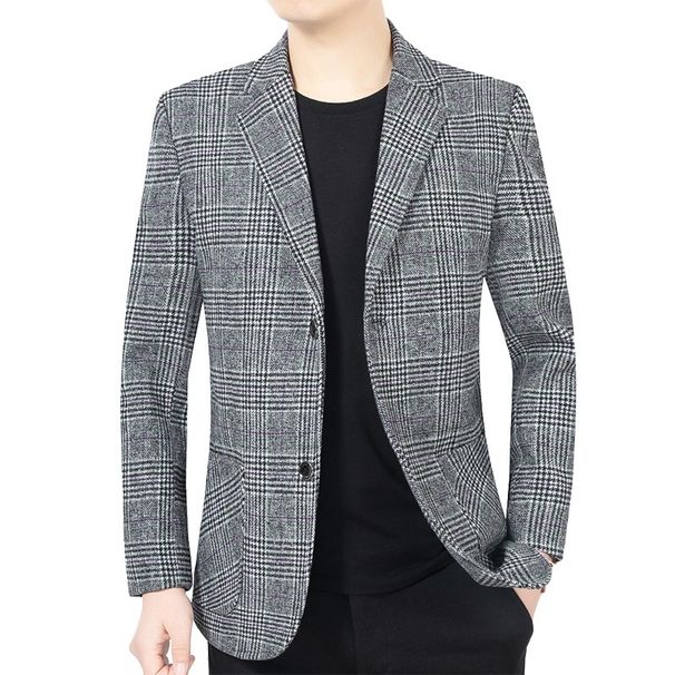 Men's Clothing Men's Suit Jacket 2024 Spring New Casual Tops Wear One Piece Non Iron Spring And Autumn Men's Suit_viptrois.com