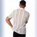 Men's Clothing 2025 European And American Cross Border Men's Clothing New Products Casual Button Knitted Short Sleeved Shirt Hollow Top Shirt_viptrois.com