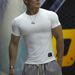 Men's Clothing Fitness Clothes Sportswear Short Sleeved Running Training Cycling High Elastic Quick Drying Clothes Tight Fitting Muscle_viptrois.com