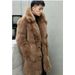 Men's Clothing Tuscan Lambskin Men's Autumn And Winter New Imitation Fox Fur Trench Coat Fur Coat Mid Length Coat Trend_viptrois.com