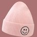 Kids'hats Baby with the pink series of autumn and winter boys and girls windproof ear warm knitted hat_viptrois.com