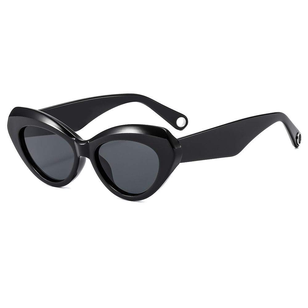 Men's Sunglasses New Personalized Retro Cat Eye Sunglasses Outdoor Sun Protection Sunglasses High End Anti Ultraviolet Fashion Glasses_viptrois.com
