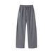 T Mousse Air Cotton Wide Leg Pants Men's Casual Straight Leg Comfortable Sports Sweatpants for Commuting And Outings Trendy Bottoms_viptrois.com