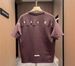 Summer New Solid Color T Shirt For Men Trendy Brand Embroidery Design Versatile Bottoming Shirt Simple Round Neck Handsome Half Sleeves Men_viptrois.com