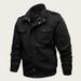 Men's Casual Jacket – Lightweight Flight Bomber Jacket With Zip-Up Design (Khaki/Green/Black) – Sizes M To 6XL_viptrois.com