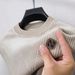 Men's Sherpa-Lined Sweatshirt – Winter Thermal Pullover With Ultra-Soft Fleece Interior, Thickened Polyester Crewneck Long-Sleeve Top_viptrois.com