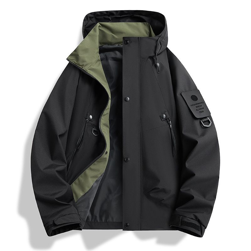 Men's & Women's Lightweight Water-Resistant Windbreaker Jacket For Hiking, Cycling & Outdoor Activities_viptrois.com