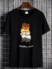 Gay Pride Bear LGBT Kawaii Bears Pile Cute Cub Bear Flag T-Shirt Unisex T-shirt Soft Top For Everyday Wear Breathable Fashion Stylish Versatile_viptrois.com