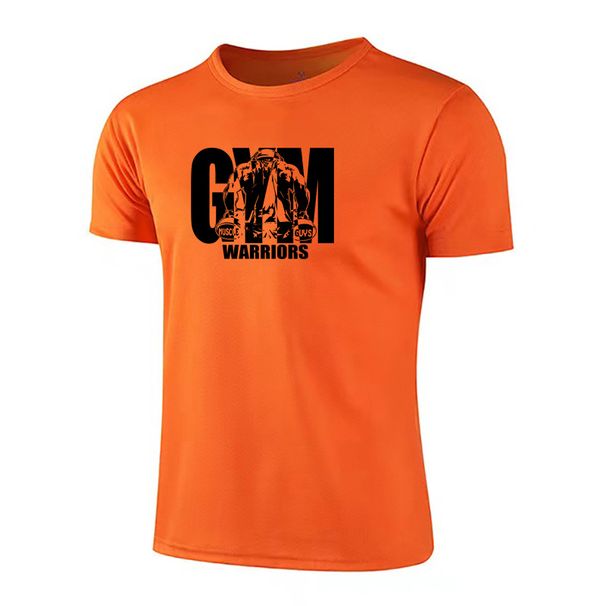 Men's Clothing GYM Men's Fitness Short Sleeved Quick Drying Sports Bottoming Shirt Bodybuilding Leisure Running Training T Shirt Mesh Breathable_viptrois.com