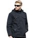 Men's Clothing Ami Khaki Style Winter Men's Plus Velvet Thickened Jacket Men's Work Jacket Loose Stand Collar Warm Coat_viptrois.com