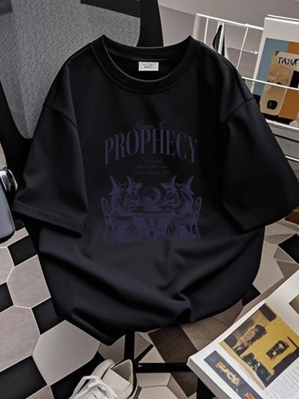 Coven Prophecy Comfort Color T Shirt Summer ConcerT Trendy Halloween Oversize Witch Swift Fan Poet Merch Tortured Top Stretched Fashion Stylish_viptrois.com