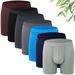 Pulse European And American Cross-Border Extra Long Men's Underwear Sports Breathable Mid-Waist Boxer Briefs Standard_viptrois.com