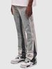 Men's Clothing Men's Denim Workwear Pants, European And American Fashion Ins Workwear, Popular Elastic Patch Denim Layered Flared Pants_viptrois.com