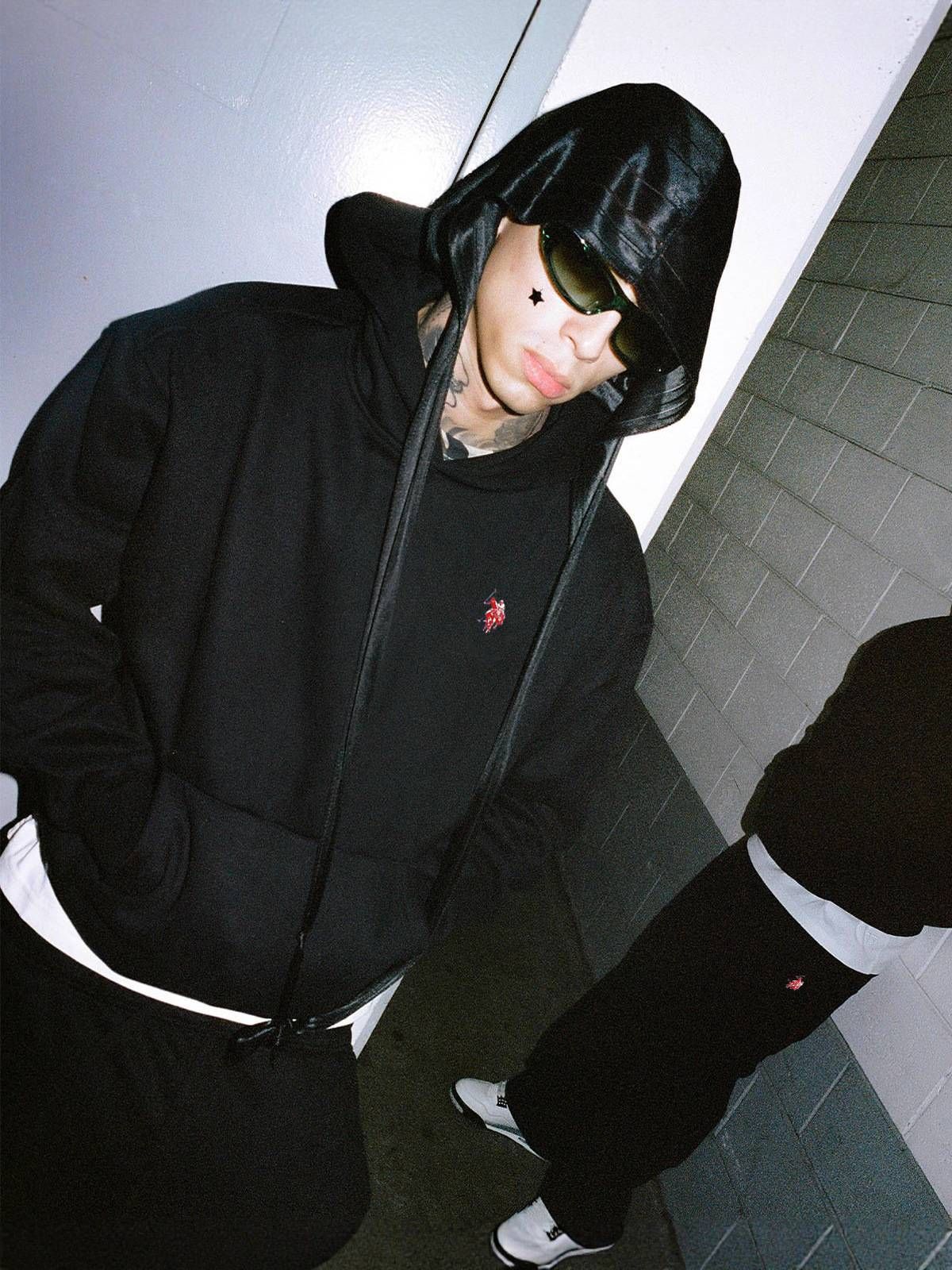 Men's Clothing Retro Pullover, Oversized Fit, Anime-Inspired Design, Unisex Casual Hoodie & Sweatshirt Sets_viptrois.com