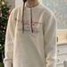 Men's Oversized Letter Print Sweater - American Casual Loose Knit Pullover With Unique Design For Teen Boys & Young Adults (Available In Beige, S-4XL)_viptrois.com