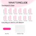 Wearable French Bow Nail Art Long Water Pipe 3d Drip Wearable False Nails Detachable Nail Piece_viptrois.com