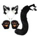 Halloween outfit plush fox ear headband_viptrois.com