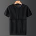 Men's Clothing Summer Ice Silk Short-sleeved Men's Thin Large-size Sweater Loose Round Neck Ice-cold Hollow Knitted Half-sleeve Processing_viptrois.com