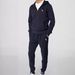 Men's Clothing 24 Autumn And Winter Men's Pony Print Long Sleeved Trousers Hooded Sports Leisure Outdoor Sports Slim Suit_viptrois.com