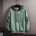 Men's Letter Print Hoodie – Korean Streetwear Pullover With Fleece Lining, Oversized Fit, Drop Shoulder Design For Casual Wear (M-3XL)_viptrois.com