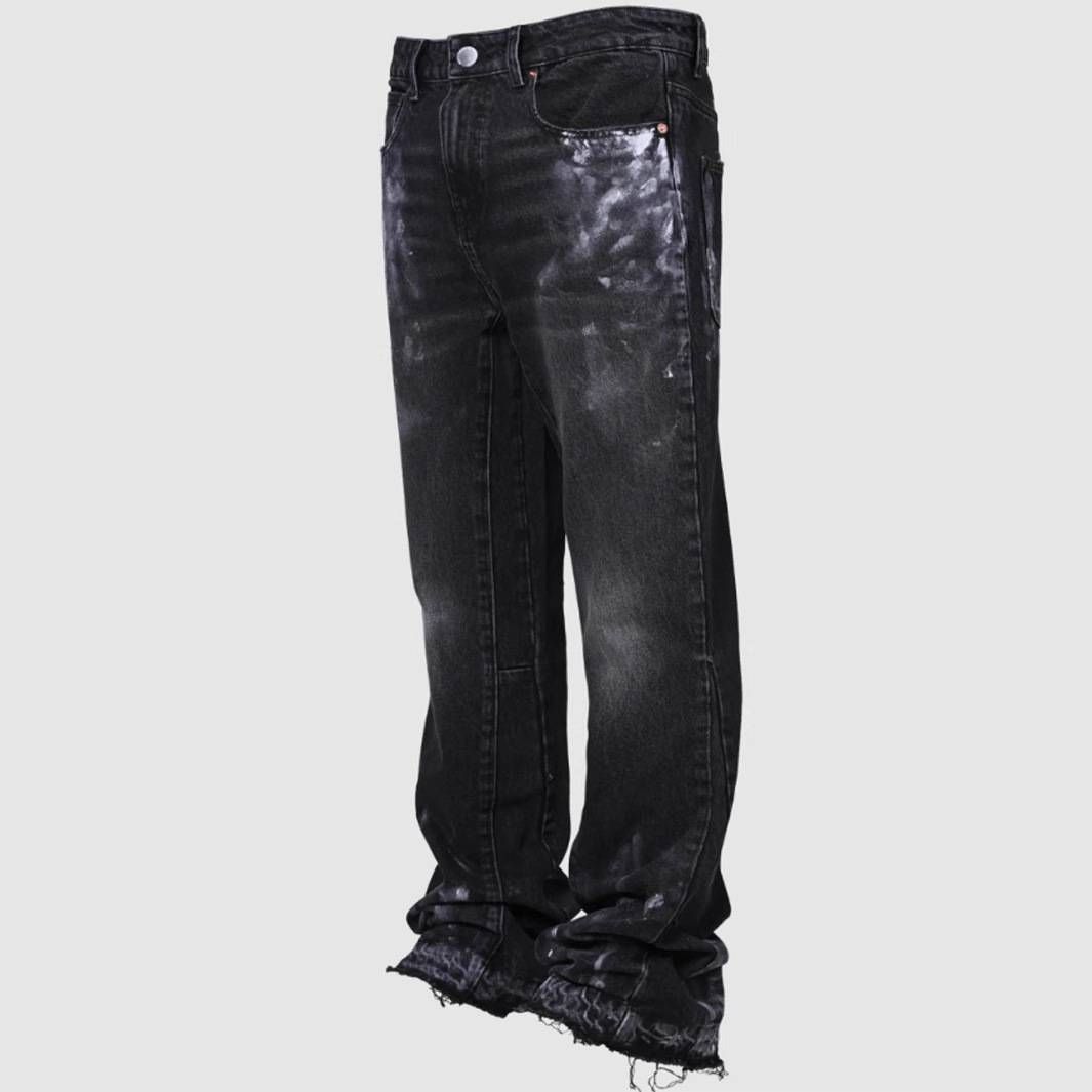New Men's Street Fashion Bestseller Stretch Denim Straight-leg Pants_viptrois.com