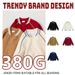 Men's Cotton Baseball Jacket - Oversized Varsity Style Pullover With Color Blocking (Navy/White, Red/White, Khaki/Beige, Beige/Blue, Black/White)_viptrois.com