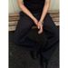 Men's Clothing Cotton Antibacterial Breathable Men And Women All Match Solid Color Straight Casual Pants White Elastic Waist Pants_viptrois.com