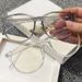 2025 Blue Light Blocking Clear Anti Radiation Glasses Replaceable Lens For Women/Men_viptrois.com
