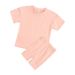 Toddler Girls Clothing Girls Suit Short Sleeved Girls Sports Two Piece Suit New Children's Short Sleeved Shorts Summer Clothes_viptrois.com