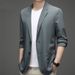 Lightweight Men's Casual Blazer For Spring Summer - Sun Protection Wrinkle-Resistant Office Travel Jacket_viptrois.com