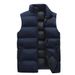 Men's Clothing Men's Shiny Puffer Vest - Winter Lightweight Quilted Sleeveless Jacket For Couples & Students (Black, White, Silver Grey) - M To XXXL_viptrois.com