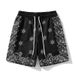 Men's Clothing Fashion Retro Sports Casual Shorts Cashew Flower Shorts Sports Basketball Pants_viptrois.com