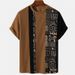 Men's Clothing Summer New Casual Men's Wear 3d Effect Color Short Sleeved Fashionable Round Neck Men's T Shirt_viptrois.com