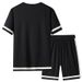 Men's Clothes Sportswear Men's Summer Short-sleeved T-shirt Sportswear Youth Everything Loose Two-piece Set_viptrois.com