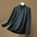 Men's Clothing Plus Size Seamless Long Sleeved Shirt Men's Business Casual Plus Size Plus Size Sanded Elastic Shirt Men_viptrois.com