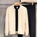 Men's Dual-Zip Cardigan Sweater – Minimalist Knit Jacket With Asymmetric Closure (M-3XL, Grey/Black/Beige/Khaki)_viptrois.com
