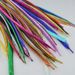Glitter Metallic Flat Shoelaces - Gold, Silver, Rose Gold & Rainbow Colors For Sneakers, Boots & Casual Shoes (Multiple Lengths)_viptrois.com