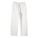 Men's Fleece Lined Straight Leg Sweatpants Autumn/Winter New Style Solid Color Loose Sports Casual Pants_viptrois.com