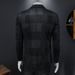 High Quality Men's Casual Regular Business Gentleman's Striped Suit Handsome Classic Wedding Bridegroom's Best Man Suit_viptrois.com