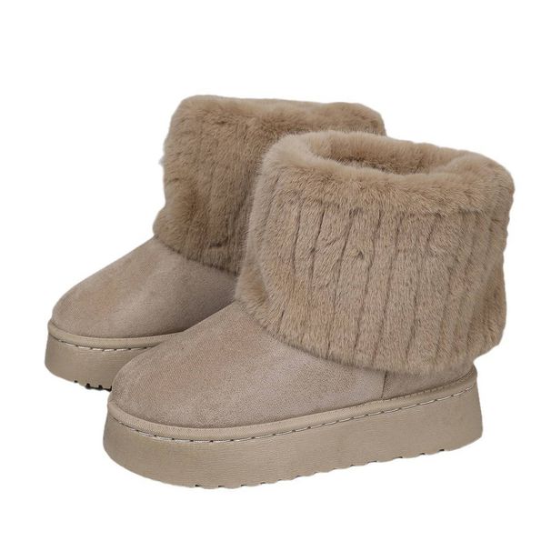 Women’s Shoes Winter Snow Boots – Fur-Lined Shoes (Non-Slip & Cozy)_viptrois.com