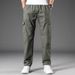 Men's Clothing Casual Trousers Middle Aged Dad Pants Workwear Men's Trousers Pure Cotton Straight Loose Large Size Sports Men's Trousers_viptrois.com