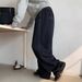 Men's Clothing Autumn And Winter Plus Velvet Trend Straight Machete Casual Pants For Men And Women Loose Harem Banana Trousers Versatile Sweatpants_viptrois.com