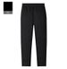 Men's Fleece-Lined Winter Pants Waterproof Windproof Thermal Insulated Cotton Trousers For Cold Weather (Black, Grey, Straight, Slim Fit) (L To 7XL)_viptrois.com