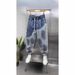 Men's Vintage Washed Denim Pants – Retro Color-Block Slim Tapered Jeans With Raw Hem Streetwear Inspired Relaxed Fit For Urban Exploration (M-XXXL)_viptrois.com