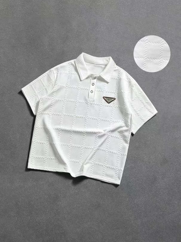 Men's Clothing Casual Jacquard Summer New Men's Slim Breathable Lapel Shirt Short Sleeved Shirt Men_viptrois.com
