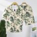 Men's Clothing Summer Large Size Hawaiian Shirt Shorts Loose Short Sleeve Quick Drying Beach Suit_viptrois.com